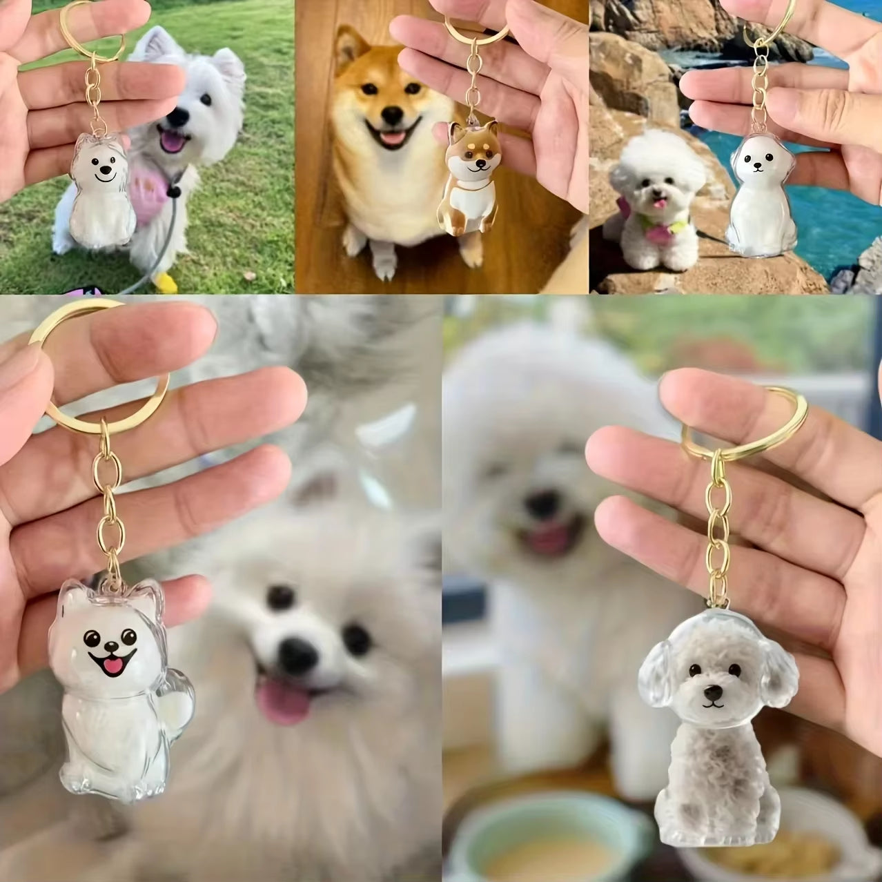 Pet Hair Memory Keychain β A Cute Keepsake for Dog Lovers